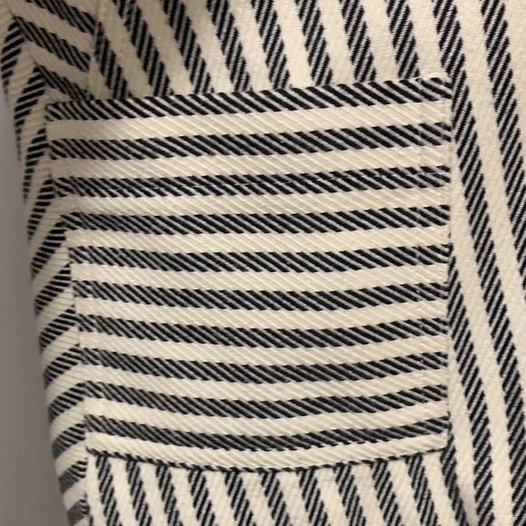 3/$88! Diane von Furstenburg cotton blazer (10) - Picture 6 of 8